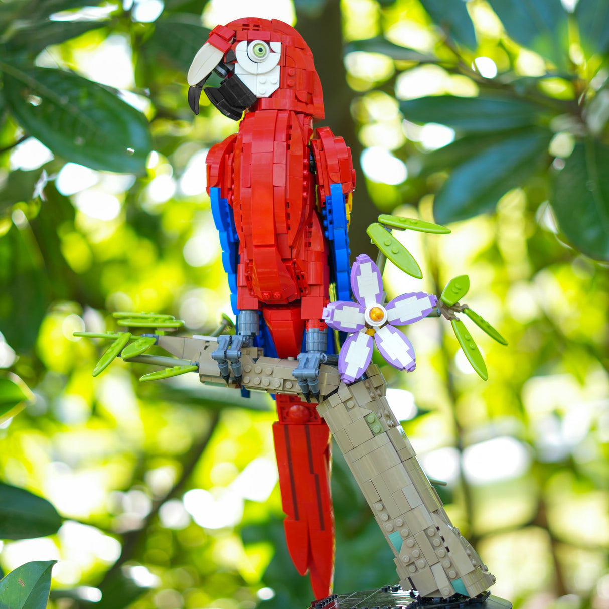 Scarlet Macaw from Bricker Builds