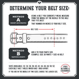 The Icon Leather Belt from Main Street Forge