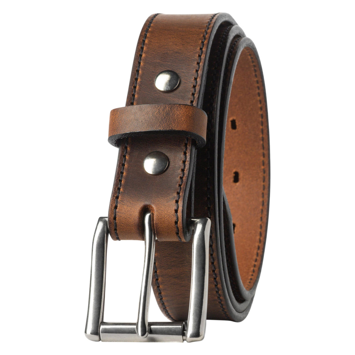 The Icon Leather Belt from Main Street Forge