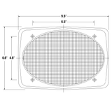 Magnadyne G69D-PR | 6" x 9" Speaker Grills w/ Wire Mesh | Black | Pair from Magnadyne