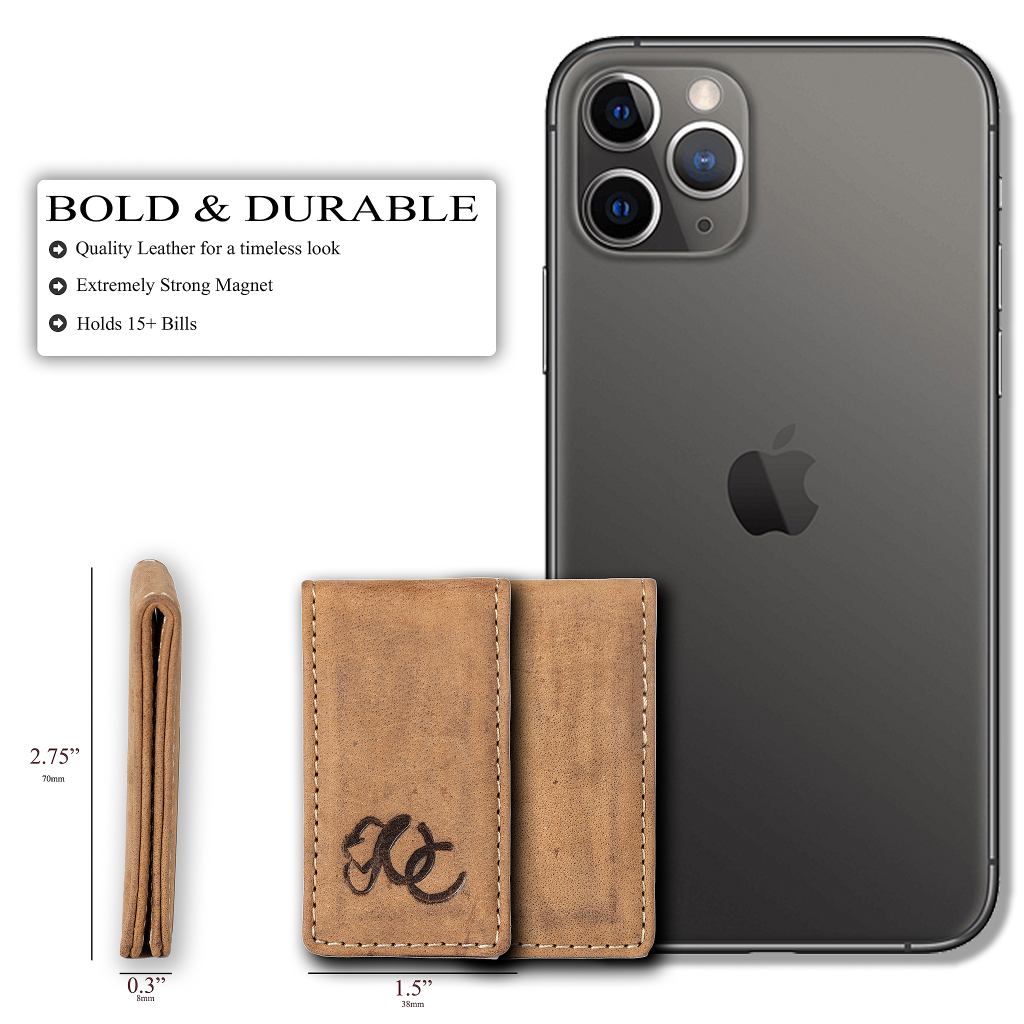 Magnetic Money Clip from UC Leather Company