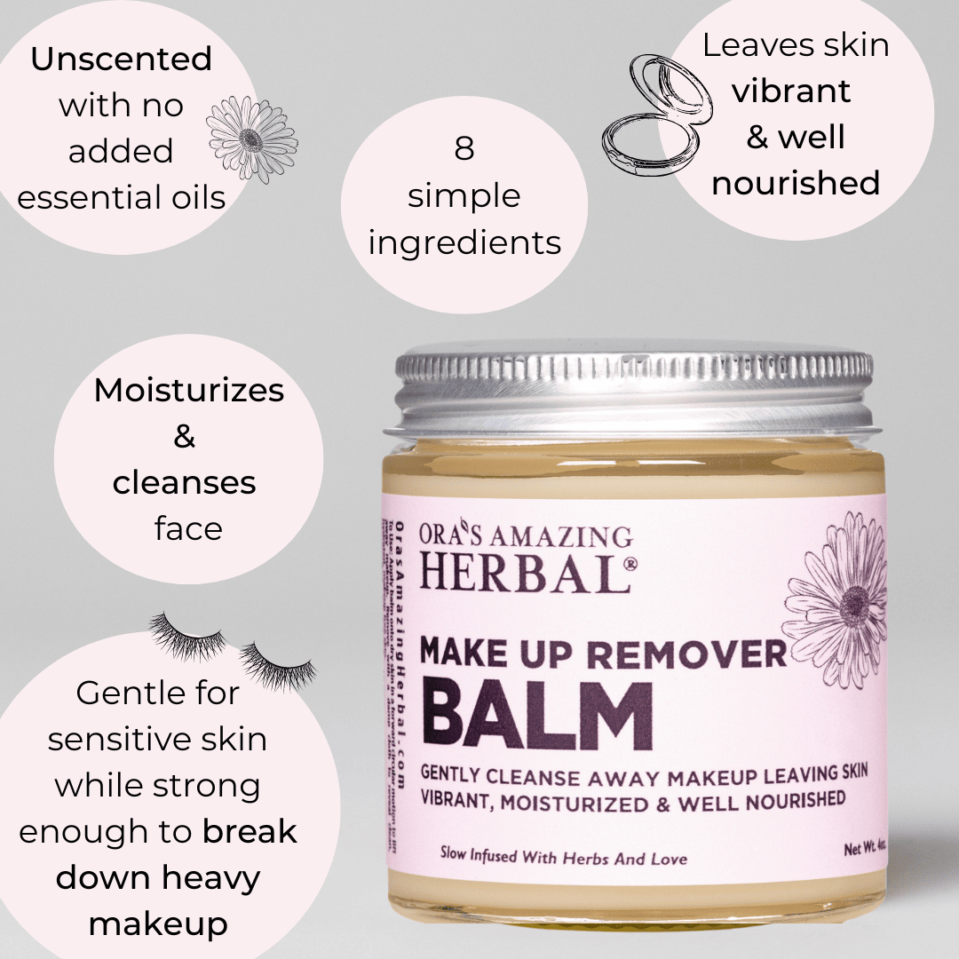 Make Up Remover Balm, Fragrance Free from Ora's Amazing Herbal