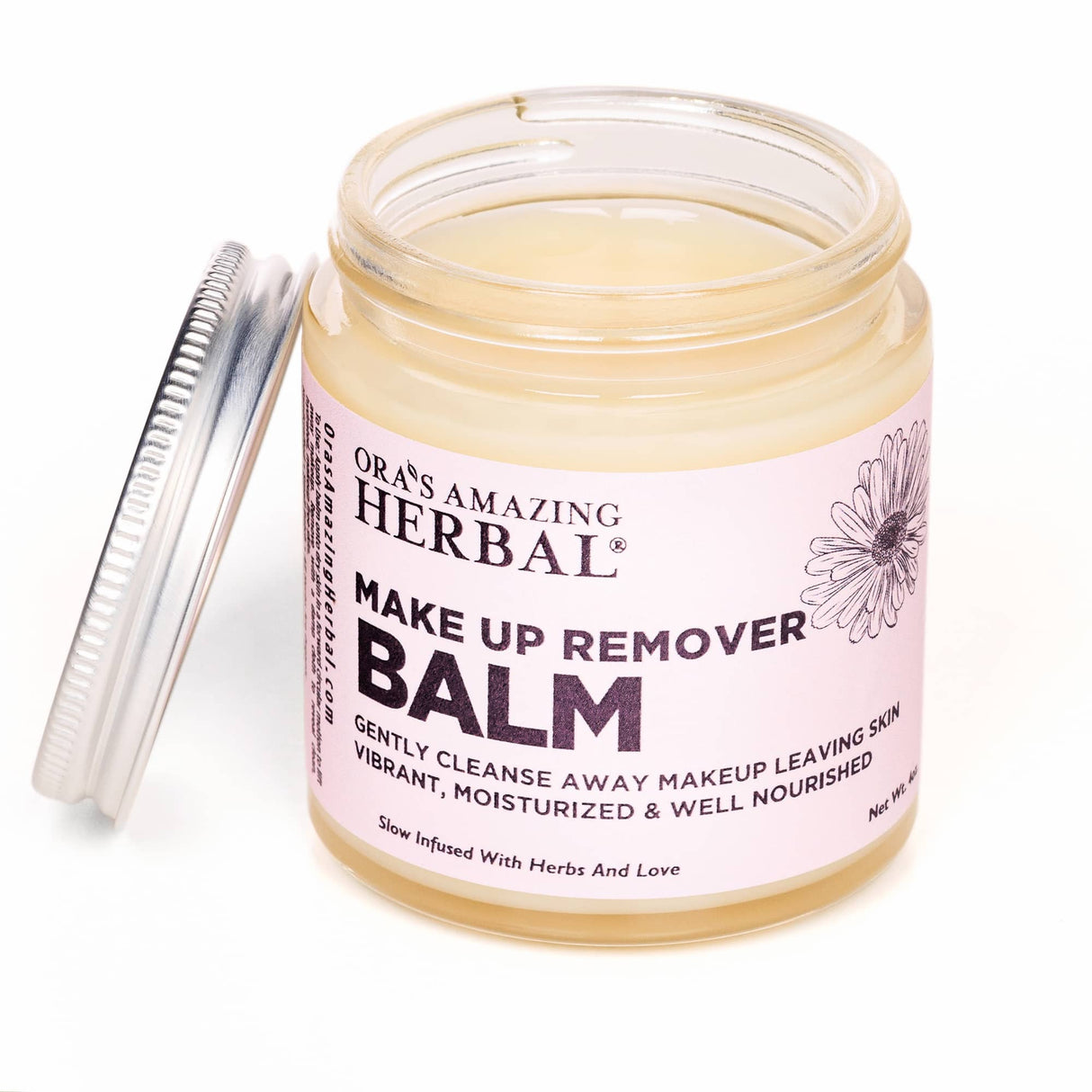 Make Up Remover Balm, Fragrance Free from Ora's Amazing Herbal
