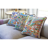 Malibu Hand-Embroidered Pillow from Quirks!