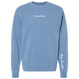 Mama 'Deep Breaths Reminder' Cozy Crew from United Monograms