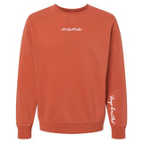 Mama 'Deep Breaths Reminder' Cozy Crew from United Monograms