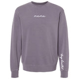 Mama 'Deep Breaths Reminder' Cozy Crew from United Monograms