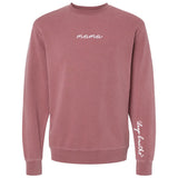 Mama 'Deep Breaths Reminder' Cozy Crew from United Monograms