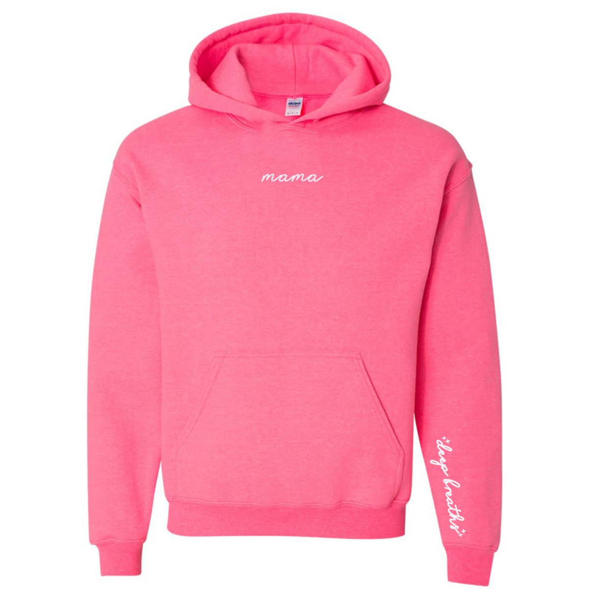 Mama 'Deep Breaths Reminder' Hoodie from United Monograms