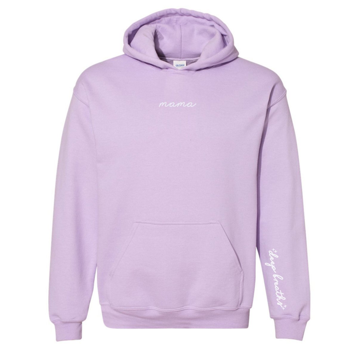 Mama 'Deep Breaths Reminder' Hoodie from United Monograms