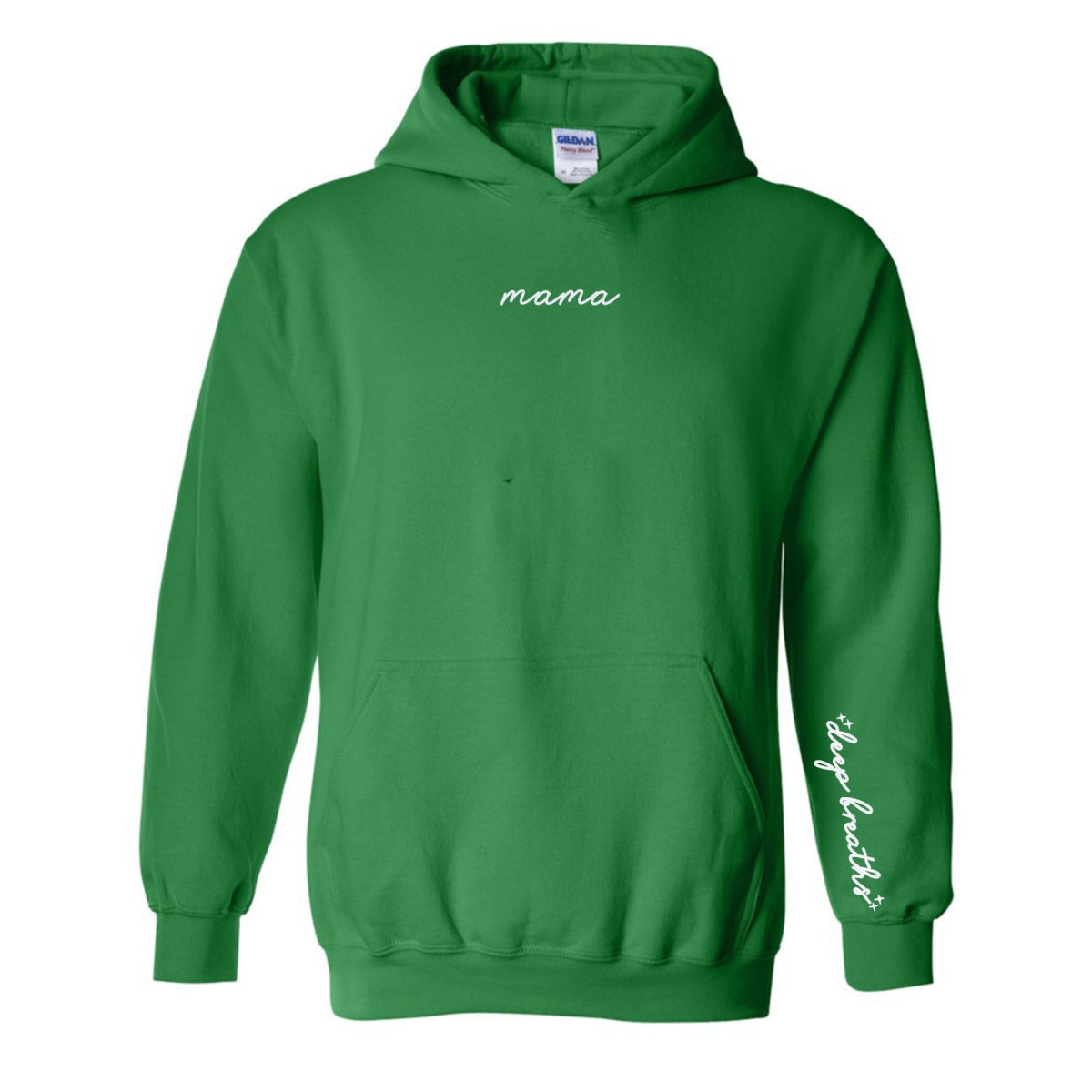 Mama 'Deep Breaths Reminder' Hoodie from United Monograms