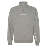 Mama 'Deep Breaths Reminder' Quarter Zip Sweatshirt from United Monograms