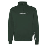 Mama 'Deep Breaths Reminder' Quarter Zip Sweatshirt from United Monograms