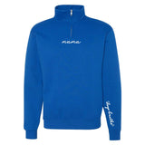 Mama 'Deep Breaths Reminder' Quarter Zip Sweatshirt from United Monograms