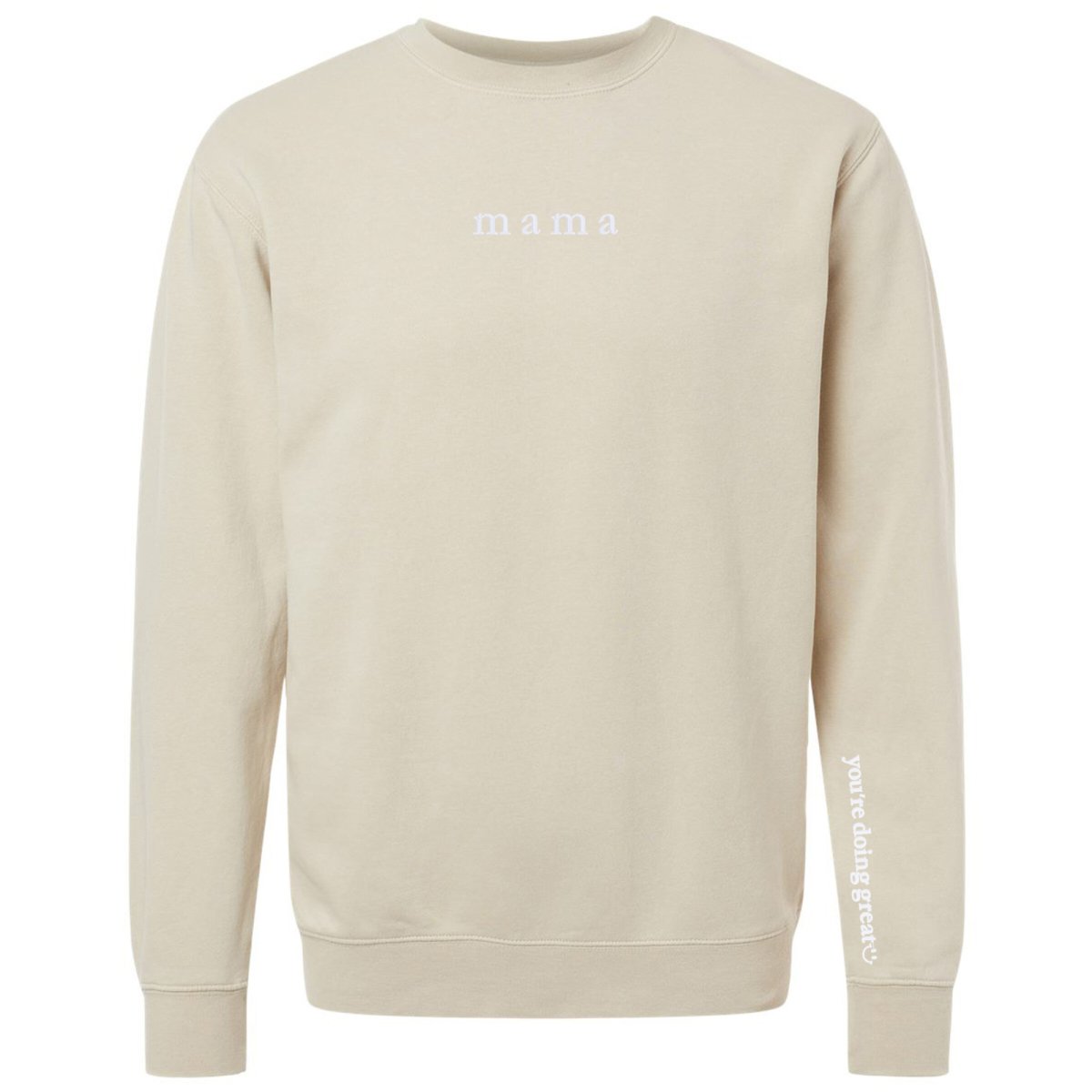Mama 'You're Doing Great Reminder' Cozy Crew from United Monograms
