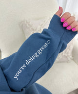 Mama 'You're Doing Great Reminder' Crewneck Sweatshirt from United Monograms