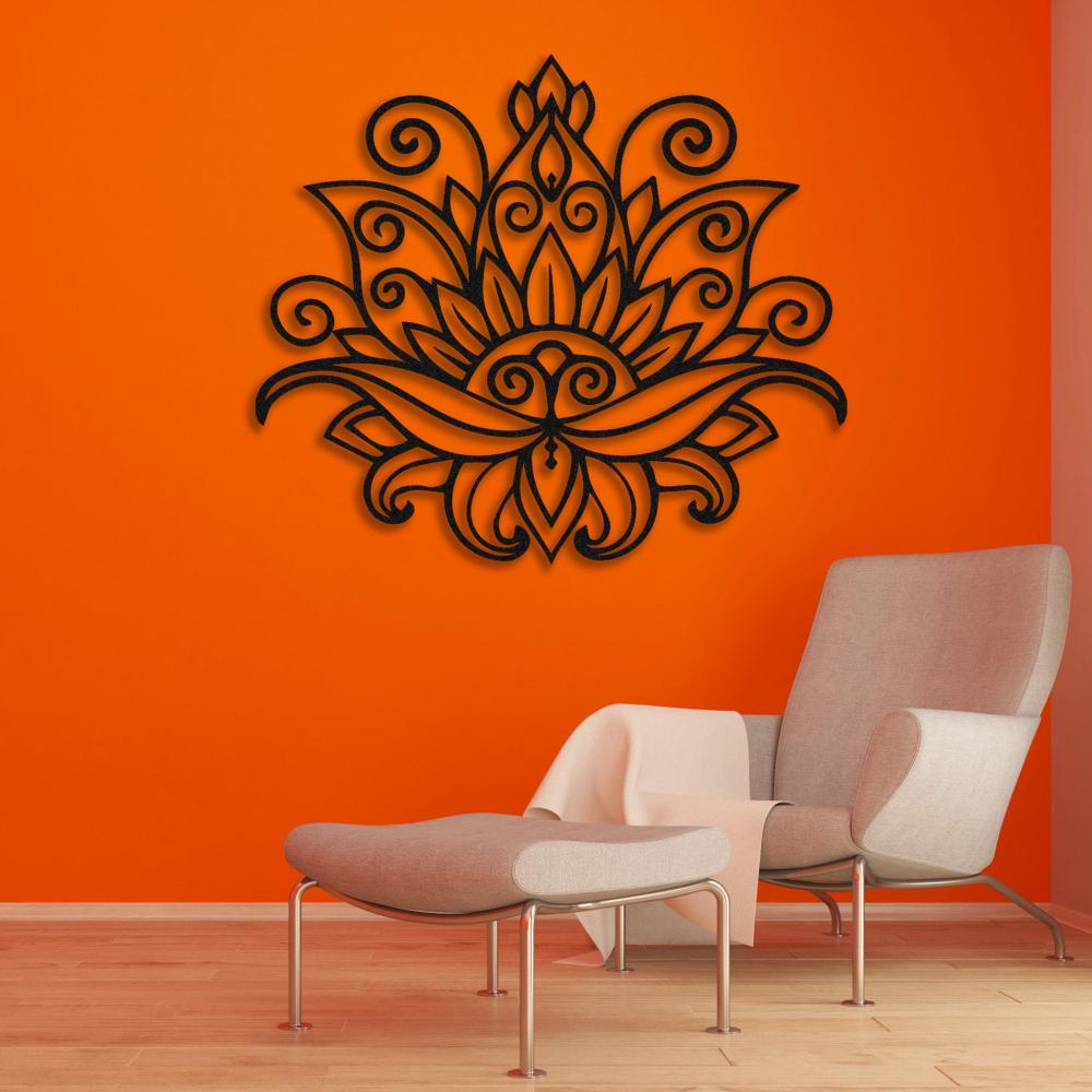 Mandala Lotus Metal Wall Art from VITAHOME DESIGN LLC