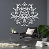 Mandala Lotus Metal Wall Art from VITAHOME DESIGN LLC