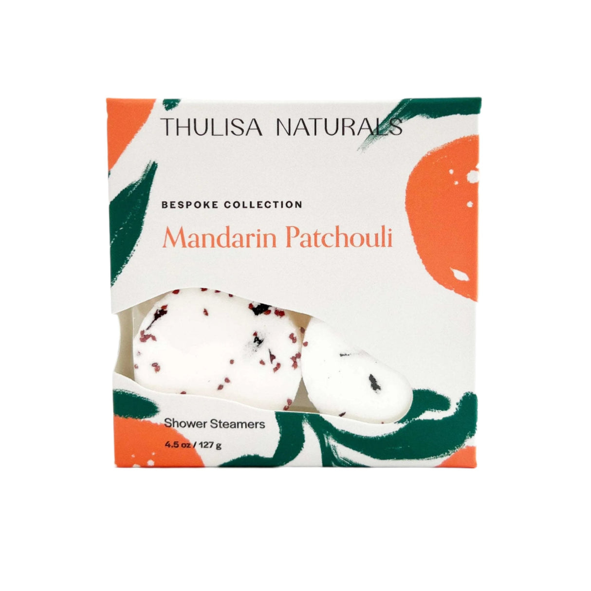 Mandarin & Patchouli Shower Steamers - 4 Pack from Thulisa Naturals