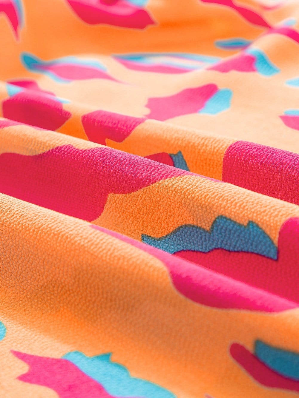 Abstract Print Ruffle Sleeve Blouse from MsDressly