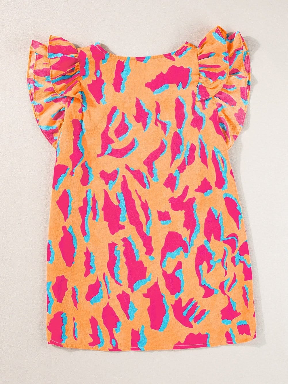 Abstract Print Double Layer Top from MsDressly