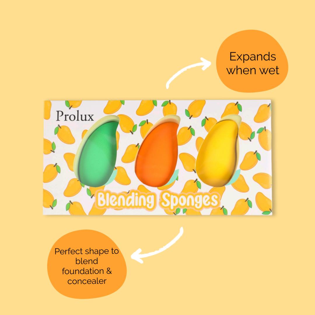 Mango Blending Sponges from Prolux Cosmetics