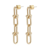 Margaux 4 Link Drop Earrings from eklexic