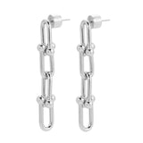 Margaux 4 Link Drop Earrings from eklexic