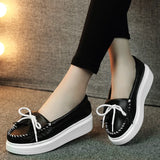 Moeerue Platform Mocassins - Black from Marigold Shadows