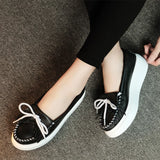 Moeerue Platform Mocassins - Black from Marigold Shadows