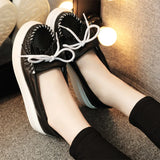 Moeerue Platform Mocassins - Black from Marigold Shadows