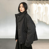Hanami Stand Collar Cotton Padded Coat from Marigold Shadows