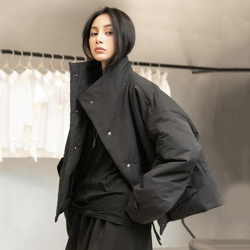 Hanami Stand Collar Cotton Padded Coat from Marigold Shadows