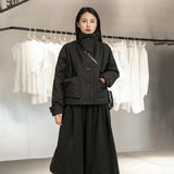 Hanami Stand Collar Cotton Padded Coat from Marigold Shadows