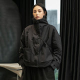 Hanami Stand Collar Cotton Padded Coat from Marigold Shadows