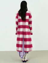 Hurnana Plaid Cut Out Coat from Marigold Shadows