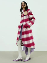Hurnana Plaid Cut Out Coat from Marigold Shadows