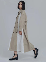 Inspectah Pleated Trench Coat from Marigold Shadows