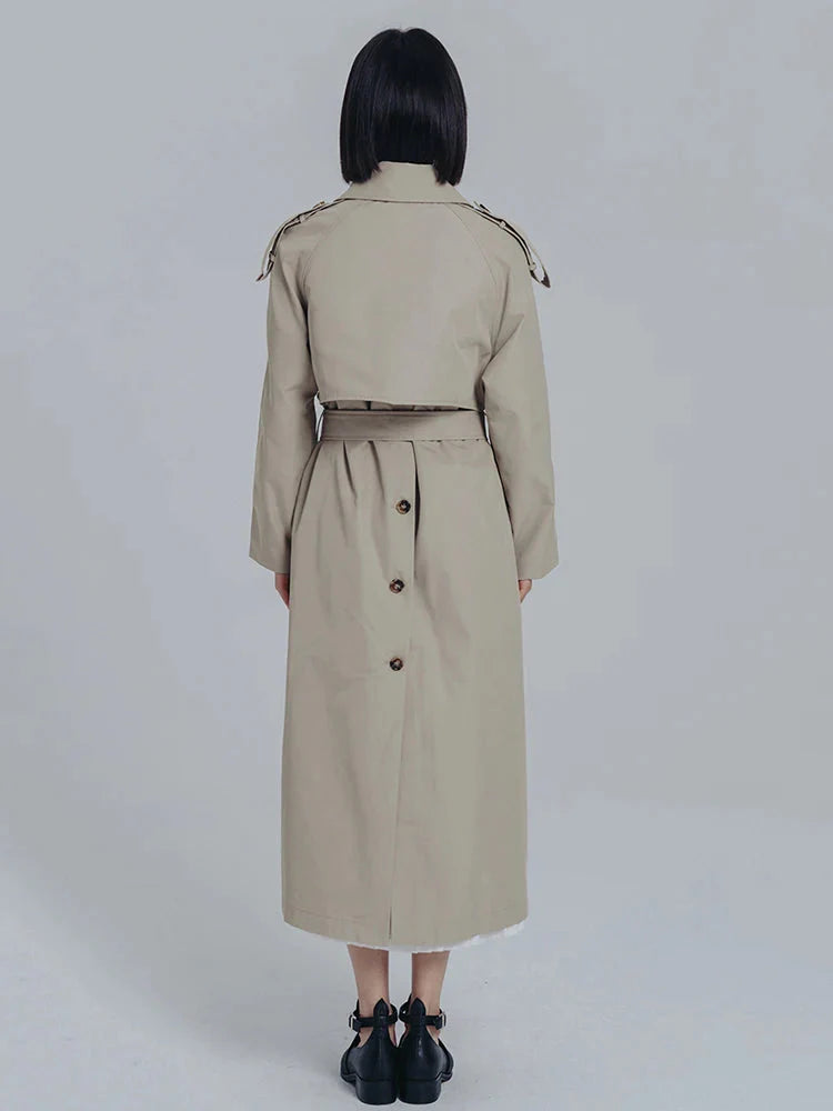 Inspectah Pleated Trench Coat from Marigold Shadows
