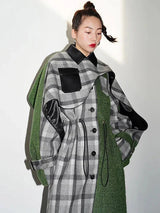 Kuchana Asymmetric Cape Coat from Marigold Shadows