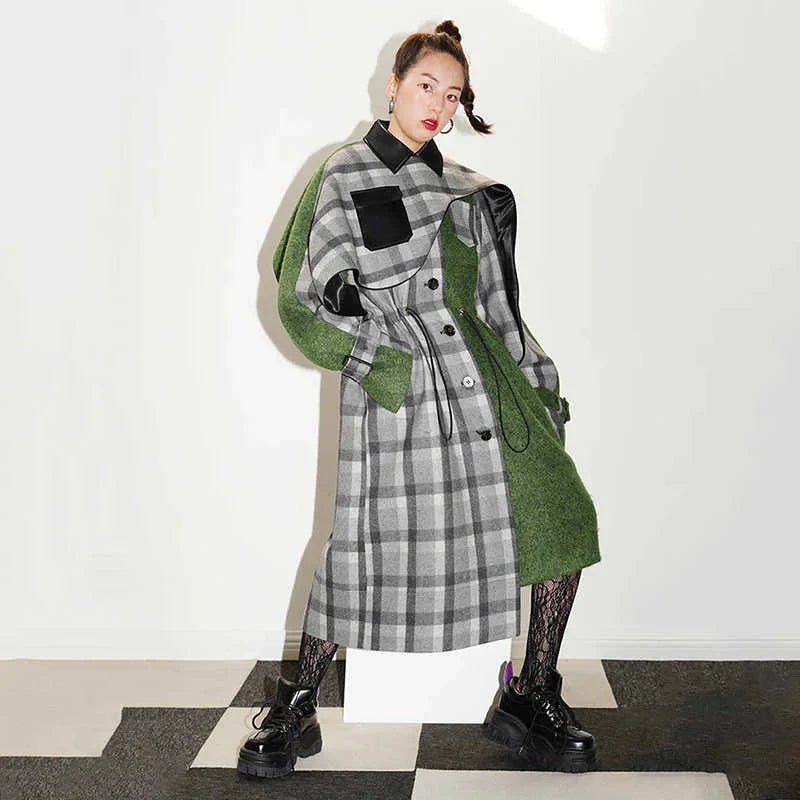 Kuchana Asymmetric Cape Coat from Marigold Shadows