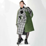Kuchana Asymmetric Cape Coat from Marigold Shadows