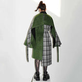 Kuchana Asymmetric Cape Coat from Marigold Shadows