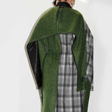 Kuchana Asymmetric Cape Coat from Marigold Shadows