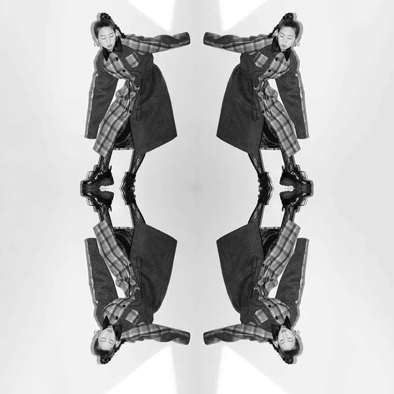 Kuchana Asymmetric Cape Coat from Marigold Shadows