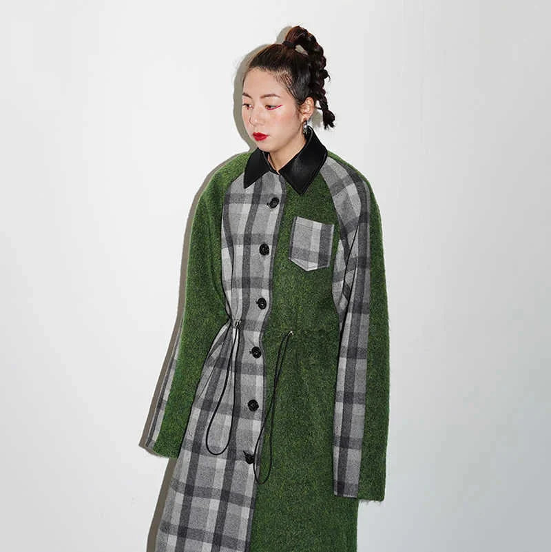 Kuchana Asymmetric Cape Coat from Marigold Shadows