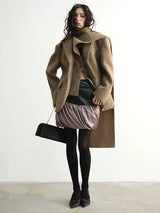 Masterdie Fuzzy Scarf Coat from Marigold Shadows