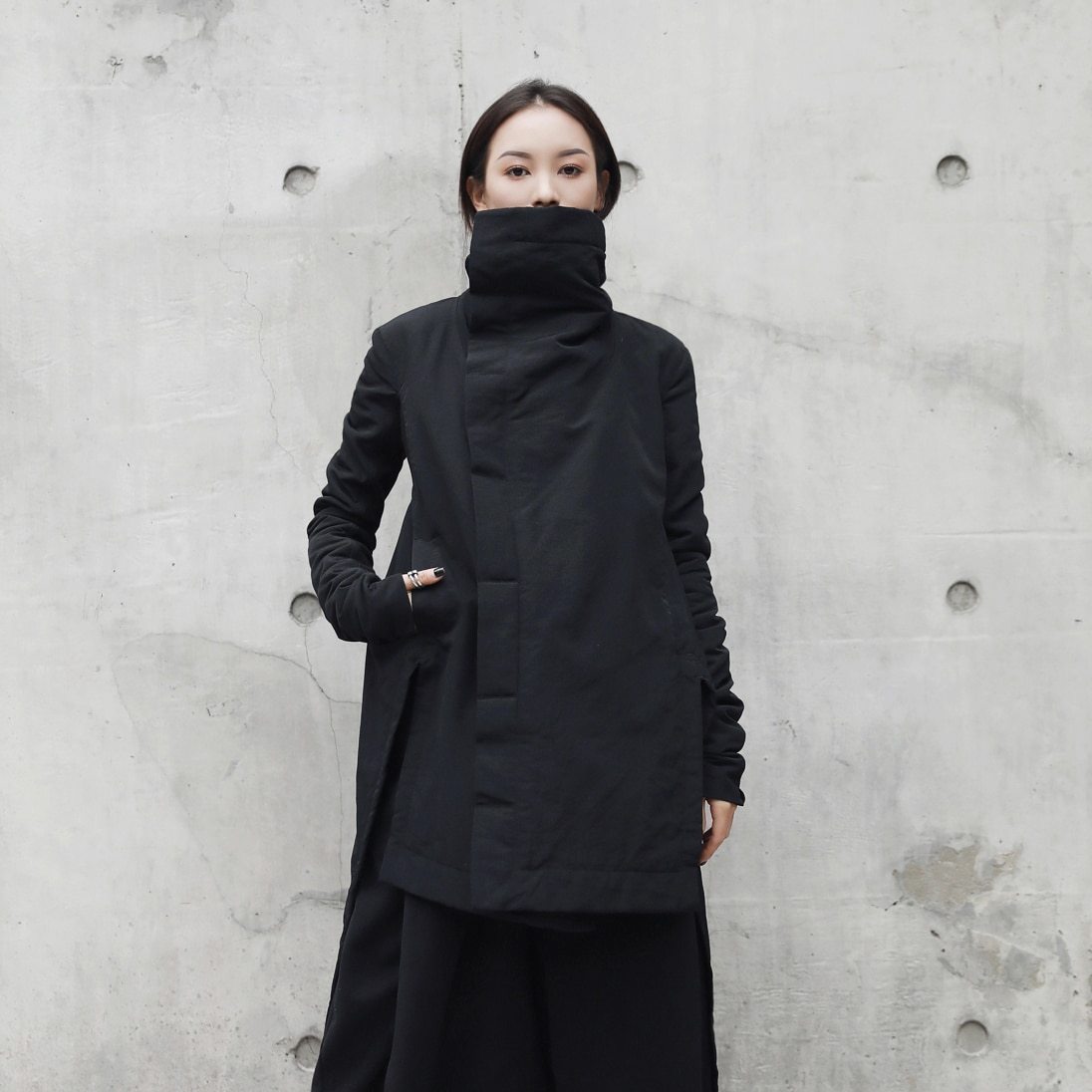 Masuku Collar Coat from Marigold Shadows