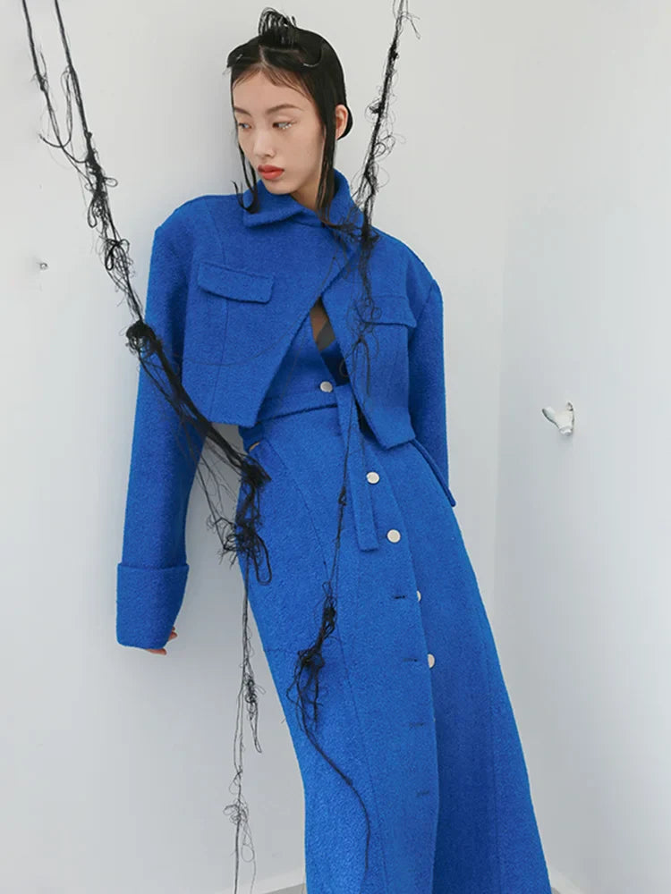 Murdapuah Layered Trench Coat from Marigold Shadows