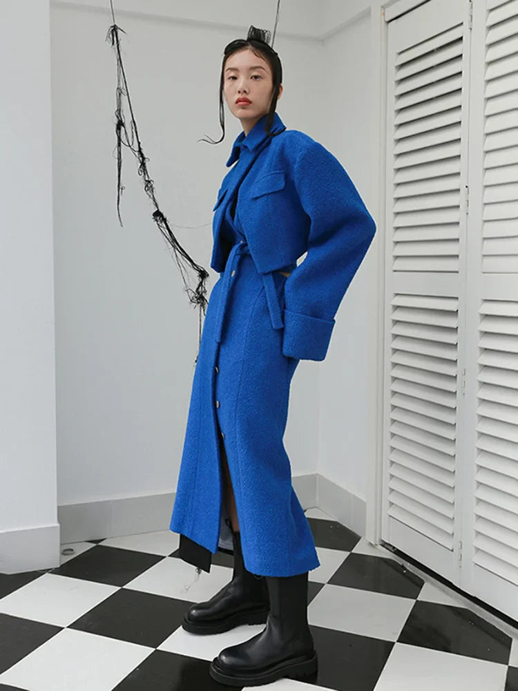 Murdapuah Layered Trench Coat from Marigold Shadows